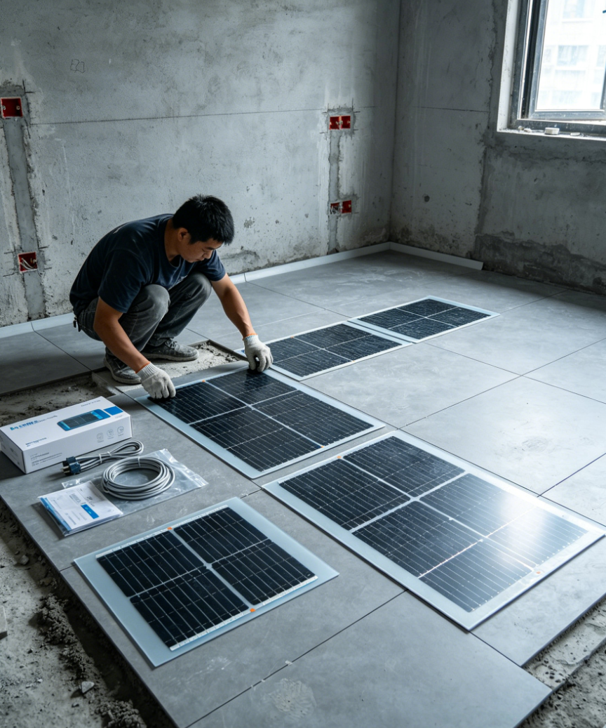 平凉市贺哒旧房电采暖改造快装系统